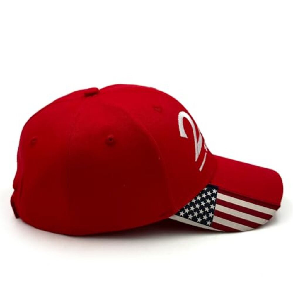 American Flag Baseball Cap Adjustable Embroidery … - image 5
